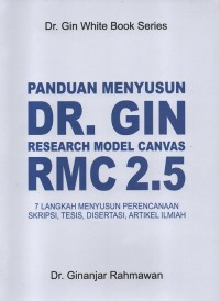 Image of Panduan Menyusun DR. GIN RMC: Research Model Canvas 2.0